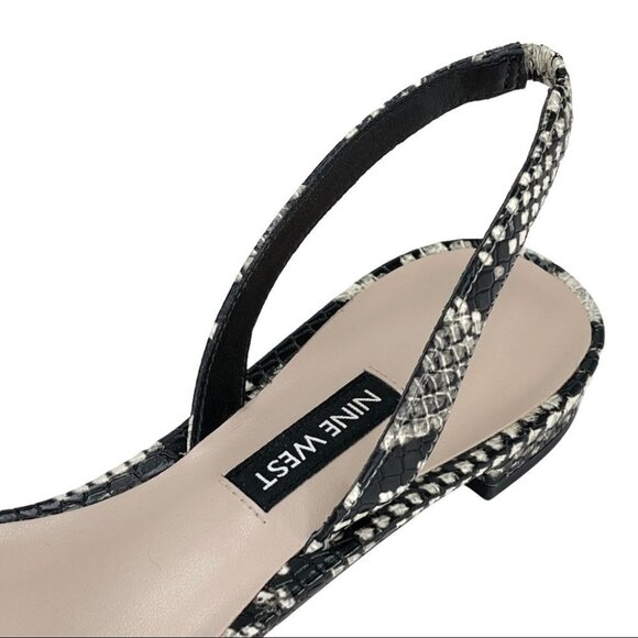 Nine West Available Faux Leather & Vinyl Womens Flats Size 7M - Picture 8 of 11